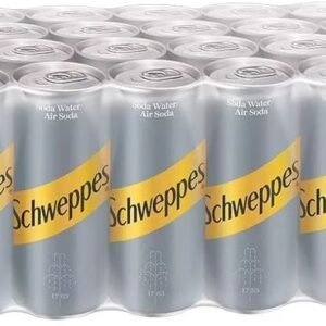 Schweppes Soda Water (33cl x 24)